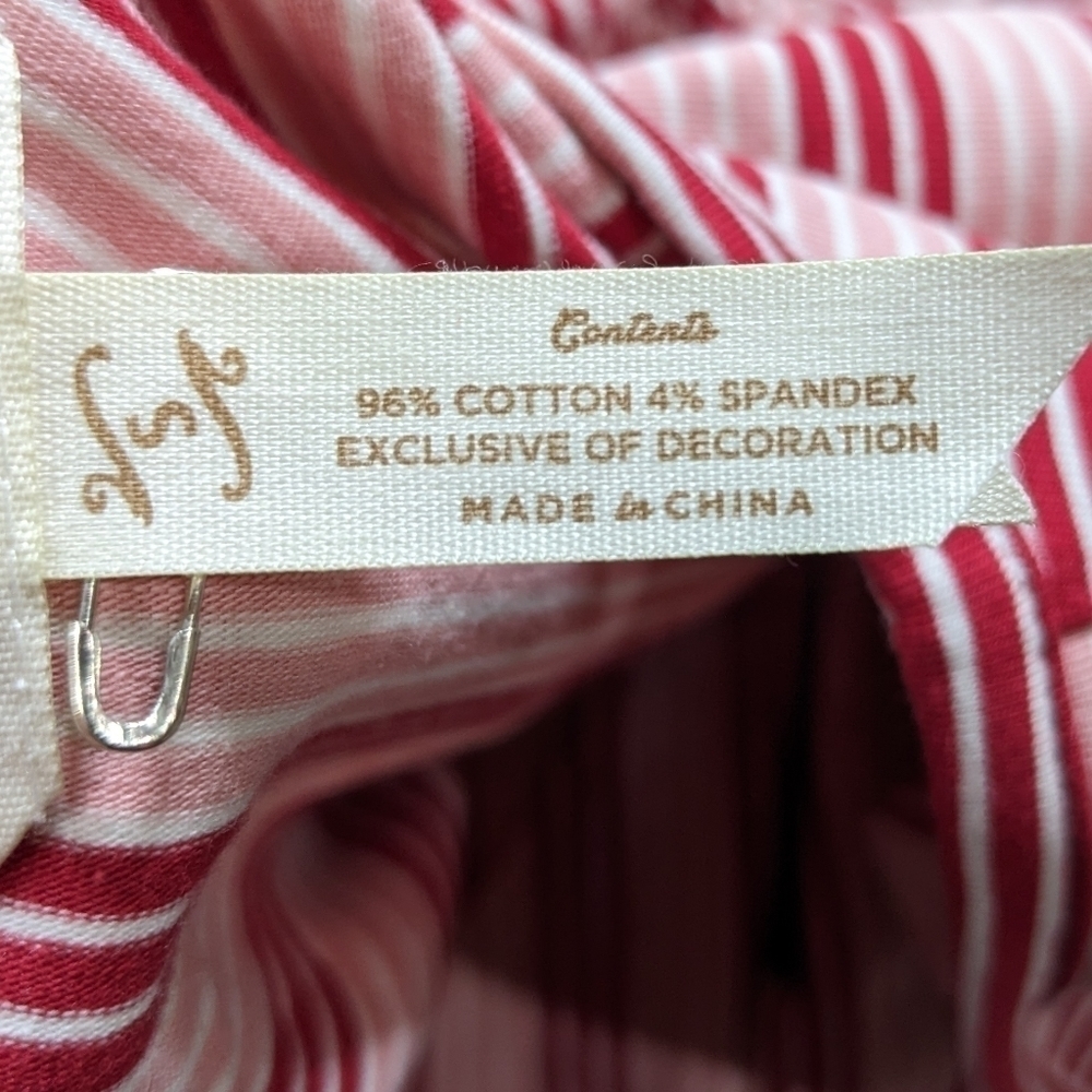 Matilda Jane McIntosh red pink striped dress S - Picture 10 of 11